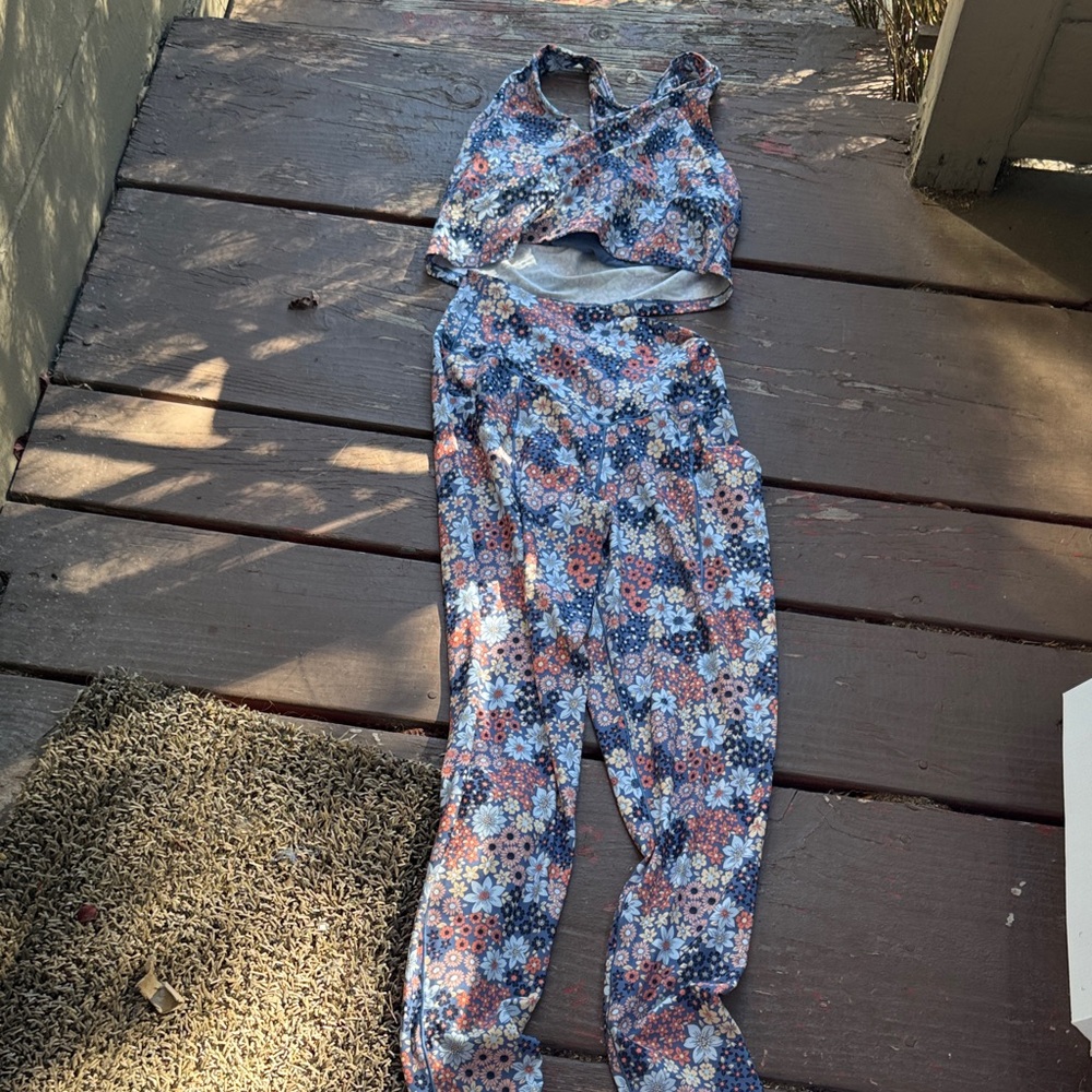 Floral Women's Workout Set